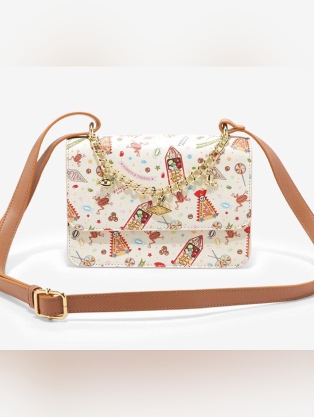 Harry Potter Honeydukes Candies Bertie Botts Crossbody Bag- 8 x 3 x 5 1/2